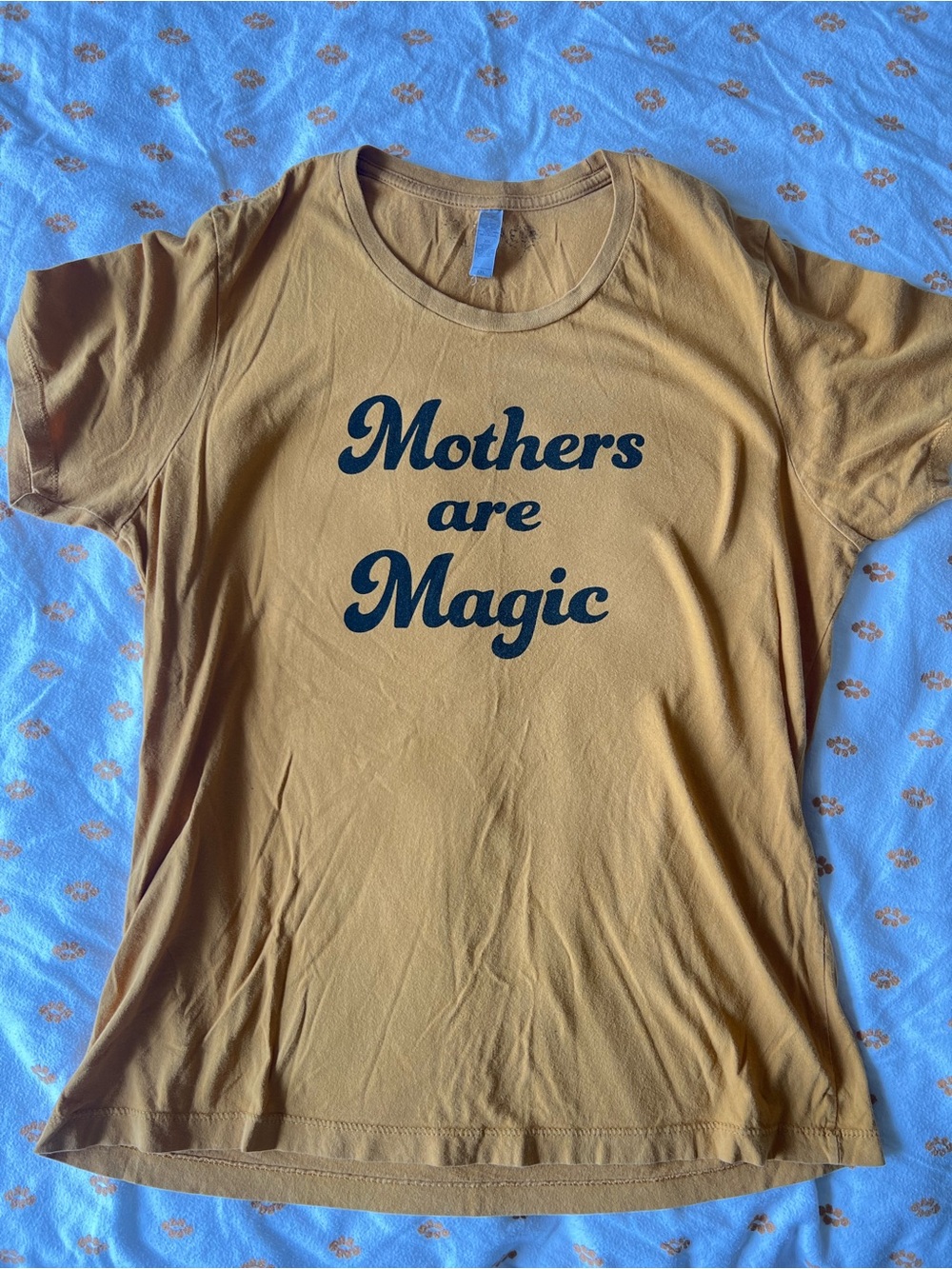 Mothers Are Magic Short Sleeve Tee - Mustard
